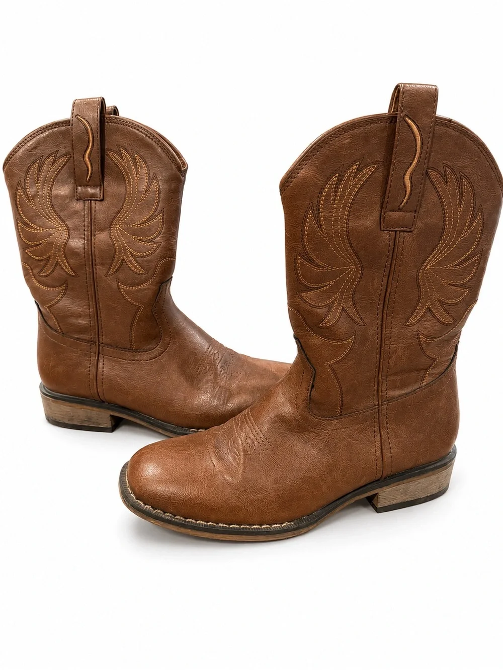 Kids Brown Cowboy Boots - Classic Western Style